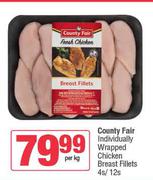 Country Fair Individually Wrapped Chicken Breast Fillets (4s/12s Pack)-Per kg