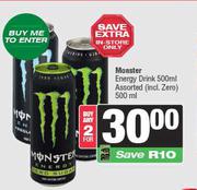 Monster Energy Drink Assorted-For Any 2 x 500ml