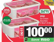 Spar Ice Cream Assorted-For Any 2 x 2Ltr/1.8Ltr