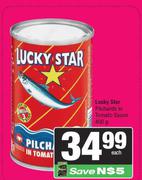 Lucky Star Pilchards In Tomato Sauce-400g