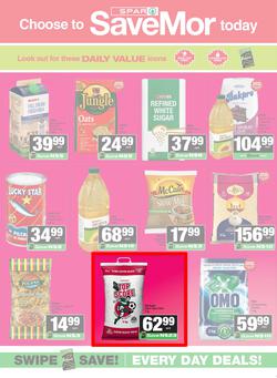 SPAR SaveMor Namibia : Daily Value Icons (08 April - 21 April 2026), page 1