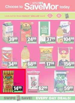 SPAR SaveMor Namibia : Daily Value Icons (08 April - 21 April 2026), page 1