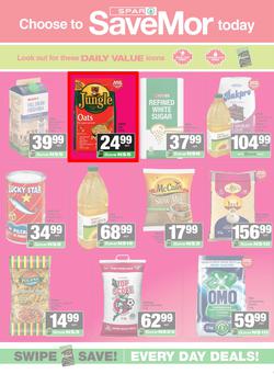 SPAR SaveMor Namibia : Daily Value Icons (08 April - 21 April 2026), page 1
