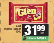 Glen Tea Tagless Teabags-100s