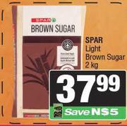 Spar Light Brown Sugar-2Kg