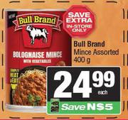 Bull Brand Mince Assorted-400g