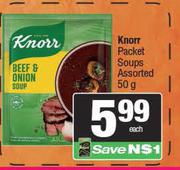 Knorr Packet Soups Assorted-50g