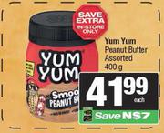 Yum Yum Peanut Butter Assorted-400g