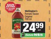 Wellington's Tomato Sauce Original-700ml
