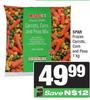 Spar Frozen Carrots, Corn And Pease-1kg