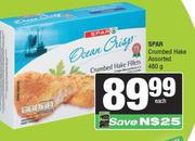 Spar Crumbed Hake Assorted-480g