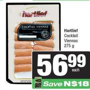 Hartlief Cocktail Viennas-275g