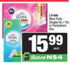 Lil-Lets Maxi Pads Singless 8s/10s Or Pantyliners 20s Pack-Each