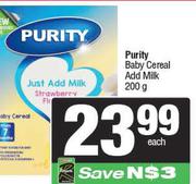 Purity Baby Cereal (Add Milk)-200g