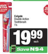 Colgate Double Action Toothbrush-Each