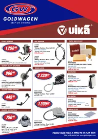 Goldwagen : Specials (01 April - 31 May 2026)