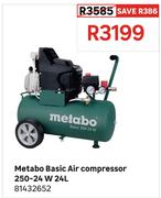 Metabo Basic Air Compressor 250-24W 24L 81432652