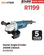 Dexter Angle Grinder 2100W 230mm 81499764