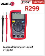 Lexman Multimeter Level 1 81488231