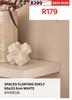 Spaceo Floating Shelf White 60 x 23.5cm 81499226