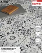 Artens PVC Flooring Fort Elin 300 x 600mm (1.67 Sqm/Box) 81488050-Per Sqm