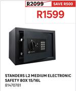 Standers L2 Medium Electronic Safety Box 15/16L 81470781