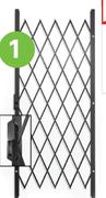 Xpanda Ref A Saftidor 840mm x 2000mm Charcoal 81472816