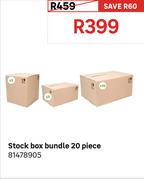 Stock Box Bundle 20 Piece 81478905