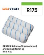 Dexter Roller Refill Smooth Wall & Ceiling 20mm x 3 81461622