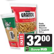 Pasta Grande Macaroni Or Spaghetti-For 2 x 500g