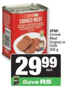 Spar Corned Meat Original Or Chilli-300g