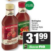 Wellington Tomato Sauce Or Ketchup Style-700ml