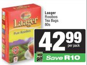 Laager Rooibos Tea Bags-80s Per Pack