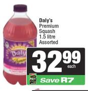 Daly's Premium Squash Assorted-1.5L
