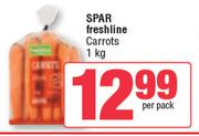 Spar Freshline Carrots-1Kg Per Pack