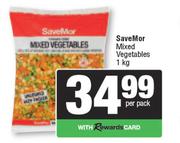 SaveMor Mixed Vegetables-1Kg Per Pack
