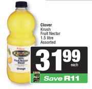 Clover Krush Fruit Nectar Assorted-1.5L