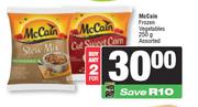 McCain Frozen Vegetables Assorted-For 2 x 250g