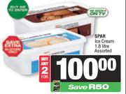 Spar Ice Cream Assorted-For 2 x 1.8L