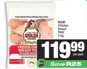 Goldi Chicken Breast Fillet-2Kg Per Pack
