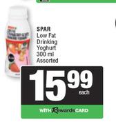 Spar Low Fat Drinking Yoghurt Assorted-300ml
