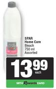Spar Home Care Bleach Assorted-750ml