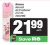 Airoma Aerosol Air Freshener Assorted-210ml