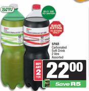 Spar Carbonated Soft Drink Assorted-For Any 2 x 2ltr