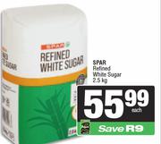 Spar Refined White Sugar-2.5kg Each