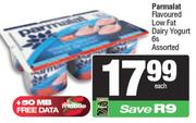 Parmalat Flavoured Low Fat Dairy Yoghurt Assorted-6s Pack