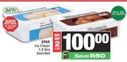 Spar Ice Cream Assorted-For Any 2 x 1.8Ltr