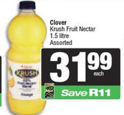 Clover Krush Fruit Nectar Assorted-1.5Ltr