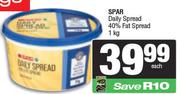 Spar Daily Spread 40% Fat Spread-1kg