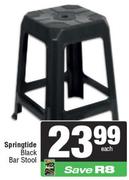 Springtide Black Bar Stool